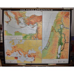 Das fruhe Christentum (Early Christianity: Large Pull Down Map)